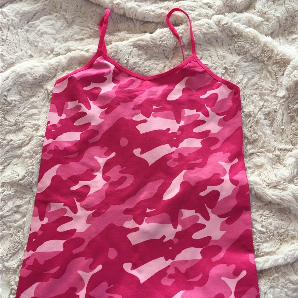 pink camo tank top by miss majesty💖💜💙💚💛🧡💜